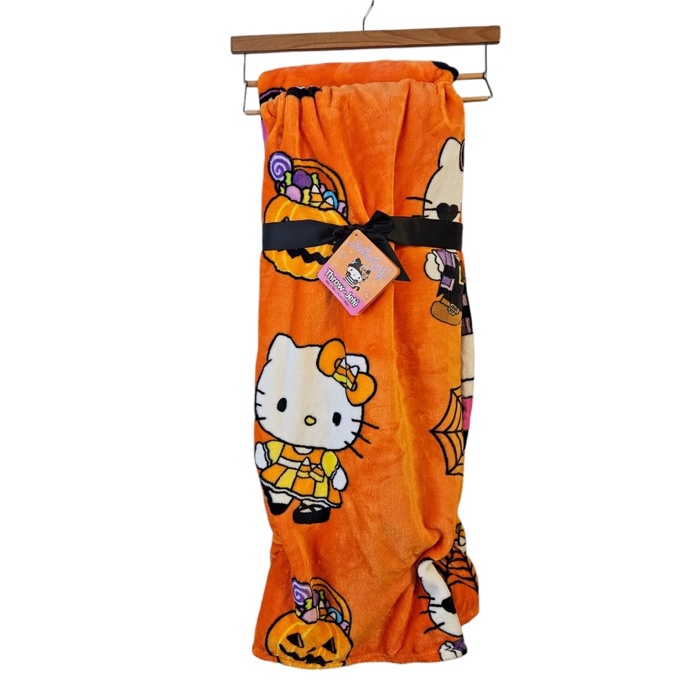 Hello Kitty Halloween Plusg Throw Blanket Set of 2